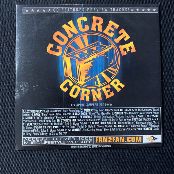CD Concrete Corner April (2004) Orgy, Lostprophets, Tantric, Clutch, Soulfly, Josh Todd
