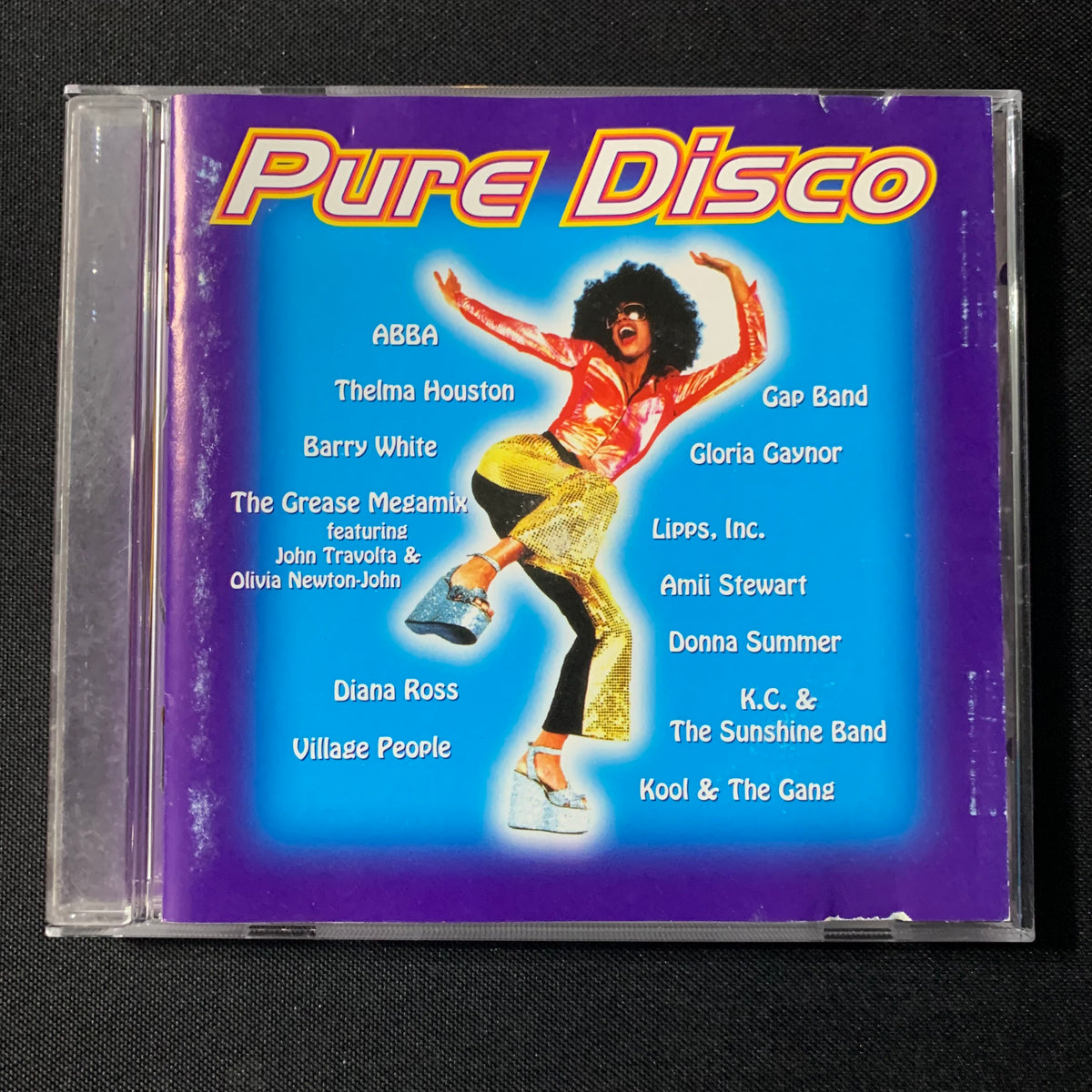 CD Pure Disco (1996) Grease megamix, Village People, Abba, Kool and th