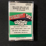 CASSETTE 101 Strings 'Million Seller Hit Songs Of the 50s' (1982) easy listening oldies