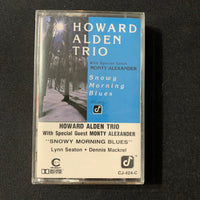CASSETTE Howard Alden Trio 'Snowy Morning Blues' (1990) Monty Alexander jazz tape