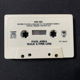 CASSETTE Paul Anka 'Walk a Fine Line' (1983) tape Karla DeVito duet