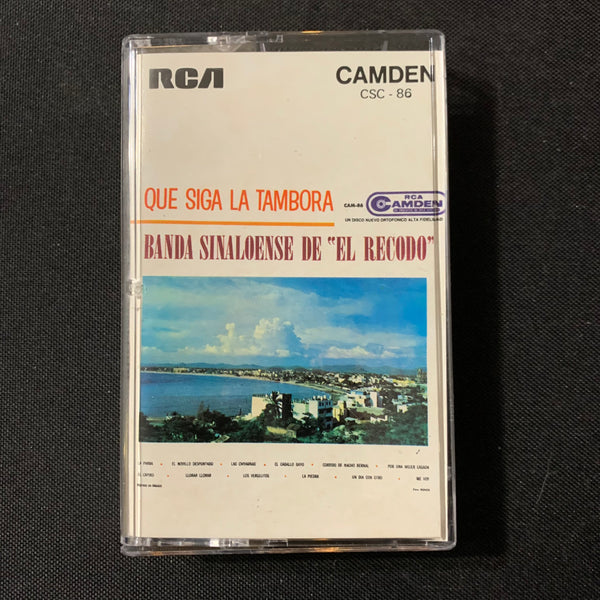 CASSETTE Banda Sinaloense de 'El Recodo' 'Que Siga La Tambora' (1973) RCA Camden