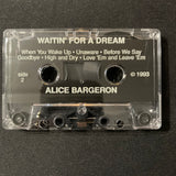 CASSETTE Alice Bargeron 'Waitin' For a Dream' (1993) Birmingham AL songwriter tape