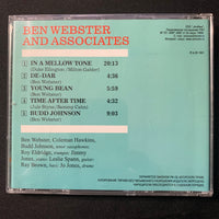 CD Ben Webster and Associates (1961) Coleman Hawkins, Ray Brown cool jazz