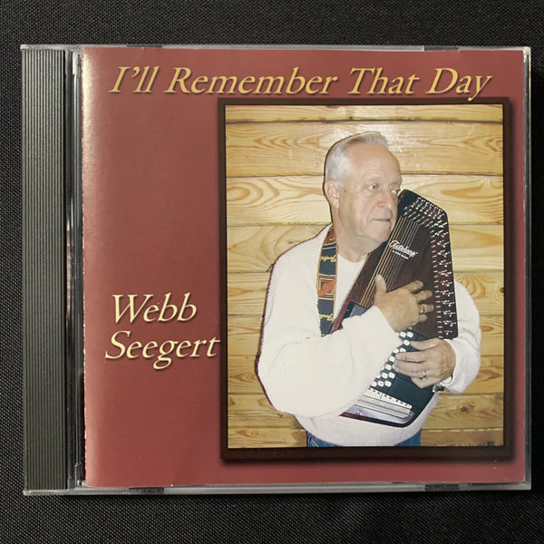 CD Webb Seegert 'I'll Remember That Day' (2002) Michigan gospel autoharp