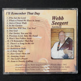 CD Webb Seegert 'I'll Remember That Day' (2002) Michigan gospel autoharp