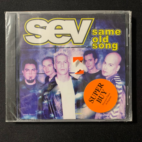 CD Sev 'Same Old Song' (2002) single 2trk Farmclub hard rock Virginia