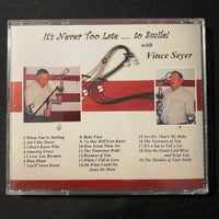 CD Vince Seyer 'It's Never Too Late To Smile!' Cape Girardeau Missouri singer