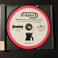 CD Schubert 'Reflections of the Past' rare radio DJ promo single Toilet Songs