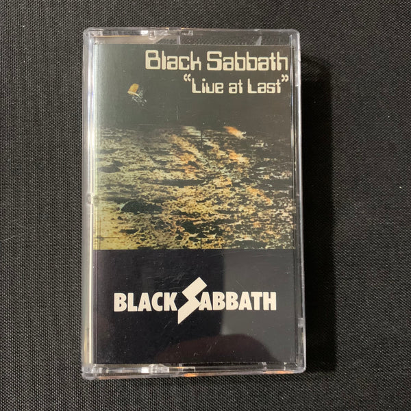 CASSETTE Black Sabbath 'Live At Last' rare Ireland pressing tape Ozzy metal