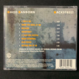 CD David Sanborn 'Backstreet' (1983) Warner Bros jazz saxophone contemporary