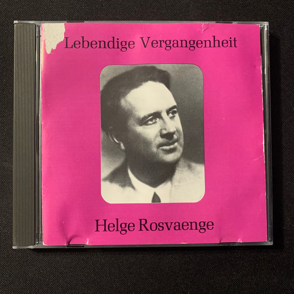 CD Helge Rosvaenge 'Lebendige Vergangenheit' German opera tenor classical
