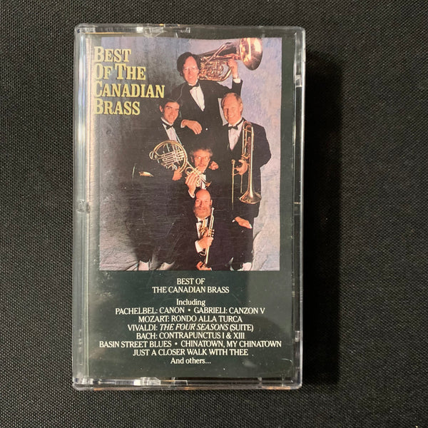 CASSETTE Canadian Brass 'Best of' CBS 1989 tape Pachelbel Canon Mozart Vivaldi