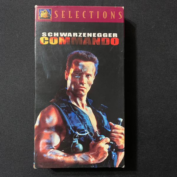 VHS Commando (1985) Arnold Schwarzenegger Alyssa Milano Rae Dawn Chong tape