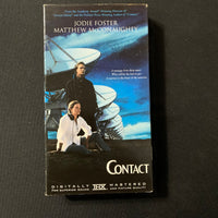 VHS Contact (1997) Jodie Foster, Matthew McConaughey