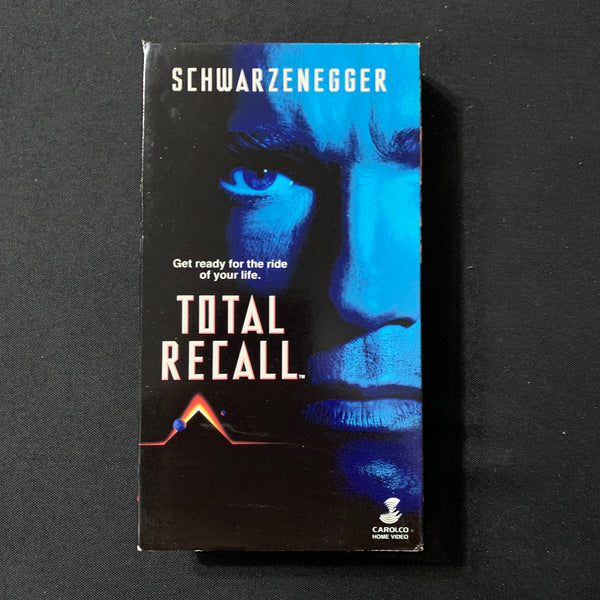 VHS Total Recall (1990) Arnold Schwarzenegger, Rachel Ticotin, Sharon Stone, Michael Ironside