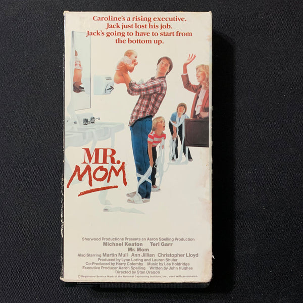 VHS Mr. Mom (1983) comedy Michael Keaton Teri Garr Martin Mull Ann Jillian tape
