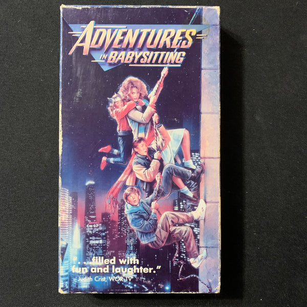 VHS Adventures In Babysitting (1987) Elisabeth Shue comedy 80s 1980s tape