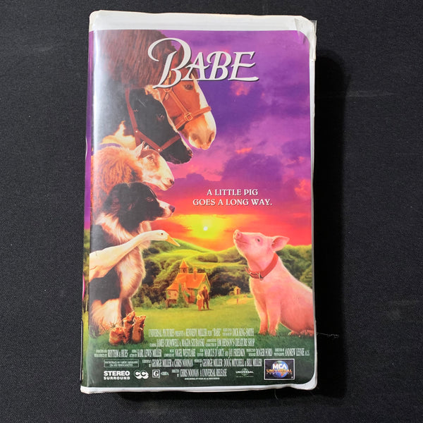 VHS Babe (1995) James Cromwell children's video movie