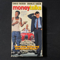 VHS Money Talks (1997) Chris Tucker, Charlie Sheen, Heather Locklear