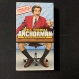 VHS Anchorman unrated (2004) Will Ferrell Steve Carell Christina Applegate Paul Rudd