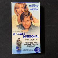 VHS Up Close and Personal (1996) Robert Redford Michelle Pfeiffer romance drama