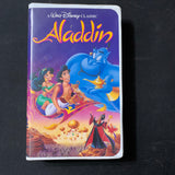 VHS Aladdin (1992) Robin Williams, Scott Weinger, Linda Larkin, Disney