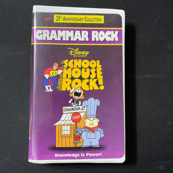 VHS School House Rock 25th Anniversary tape Grammar Rock Conjunction Junction