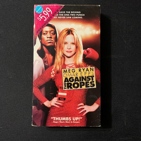 VHS Against the Ropes (2004) Meg Ryan, Omar Epps, Charles S. Dutton