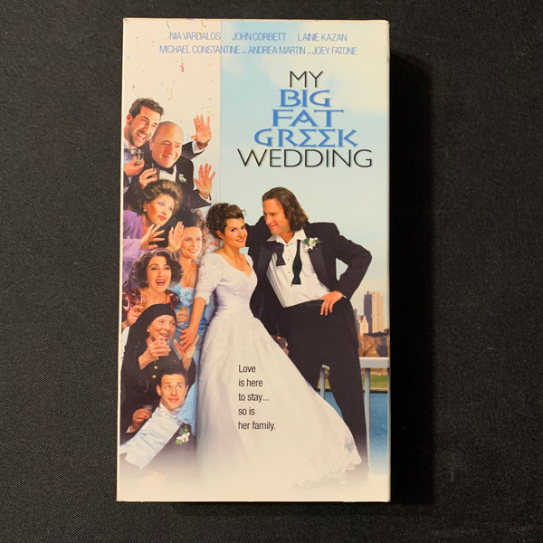 VHS My Big Fat Greek Wedding (2002) Nia Vardalos, Andrea Martin, John Corbett