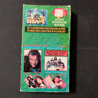 VHS Hard and Heavy Volume 9 (1992) heavy metal video magazine Robert Plant Anthrax Dio