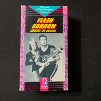 VHS Flash Gordon Conquers the Universe (1991) 2 tape set 12 episodes classic action