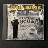 CD Eddie Burks 'Comin' Home' (1993) Chicago blues harp harmonica autographed