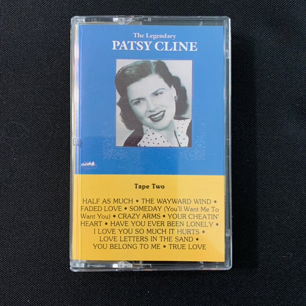 CASSETTE Patsy Cline 'Legendary' (1990) tape 2 Heartland Records Crazy Arms