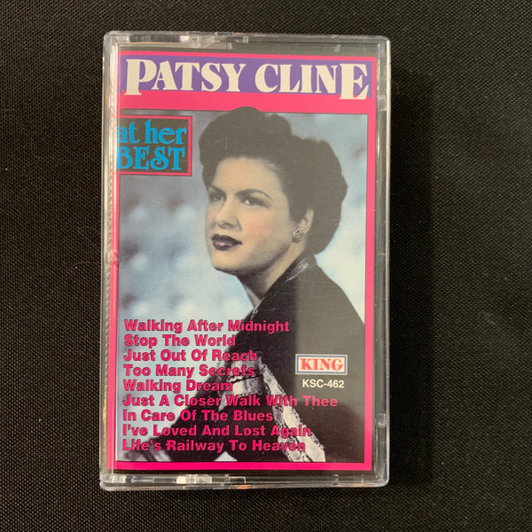 CASSETTE Patsy Cline 'At Her Best' (1985) King tape Walkin' After Midnight country