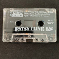 CASSETTE Patsy Cline 'At Her Best' (1985) King tape Walkin' After Midnight country