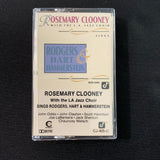 CASSETTE Rosemary Clooney and LA Jazz Choir 'Sings Rodgers Hart and Hammerstein' (1990)