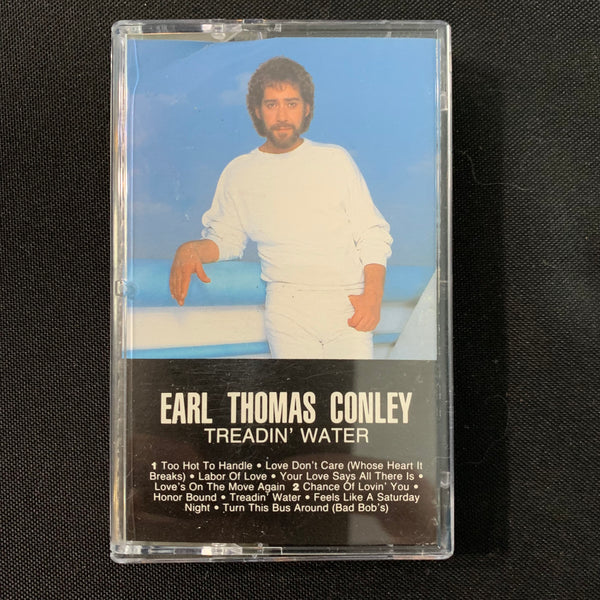 CASSETTE Earl Thomas Conley 'Treadin' Water' (1984) country pop RCA tape