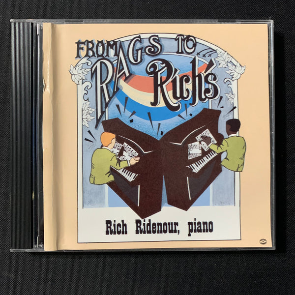 CD Rich Ridenour 'From Rags To Rich's' (1991) ragtime piano Gershwin Scott Joplin
