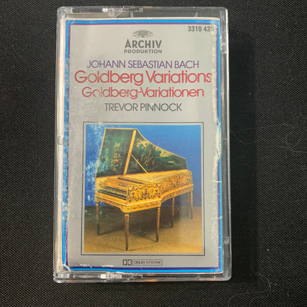 CASSETTE J.S. Bach 'Goldberg Variations' (1980) Trevor Pinnock