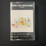 CASSETTE Crosby Stills Nash and Young 'So Far' (1974) Ohio, Woodstock, Teach Your Children