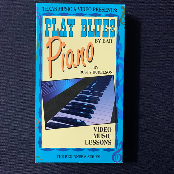 VHS Rusty Hudelson 'Play Blues Piano By Ear' (1989) video music lessons