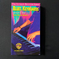 VHS Blues Keyboards Step Two with Henry Brewer (1995) music instructional video tape