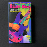 VHS Blues Bass Step Two with Roscoe Beck (1995) music instructional video tape