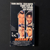 VHS Ocean's 11 (1960) original Frank Sinatra, Dean Martin, Sammy Davis Jr, Rat Pack