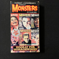 VHS Hooray For Horrorwood (1990) Forrest J. Ackerman's Famous Monsters of Filmland tape