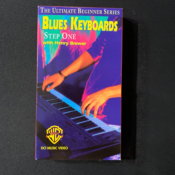 VHS Blues Keyboards Step One with Henry Brewer (1995) instructional video tape