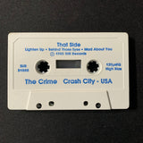 CASSETTE The Crime 'Crash City USA' (1985) Memphis power pop tape