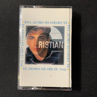 CASSETTE Cristian 'El Deseo de Oir Tu Voz' (1996) romantic Latin pop male vocal