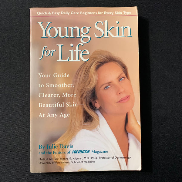 BOOK Julie Davis 'Young Skin For Life' (1995) Prevention magazine skincare